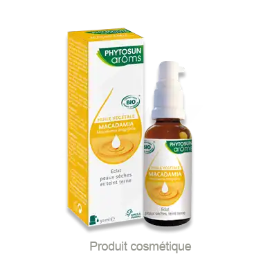 Phytosun Arôms Huiles Végétales Macadamia / Macadamia Integrifolia / 30 Ml à Drocourt