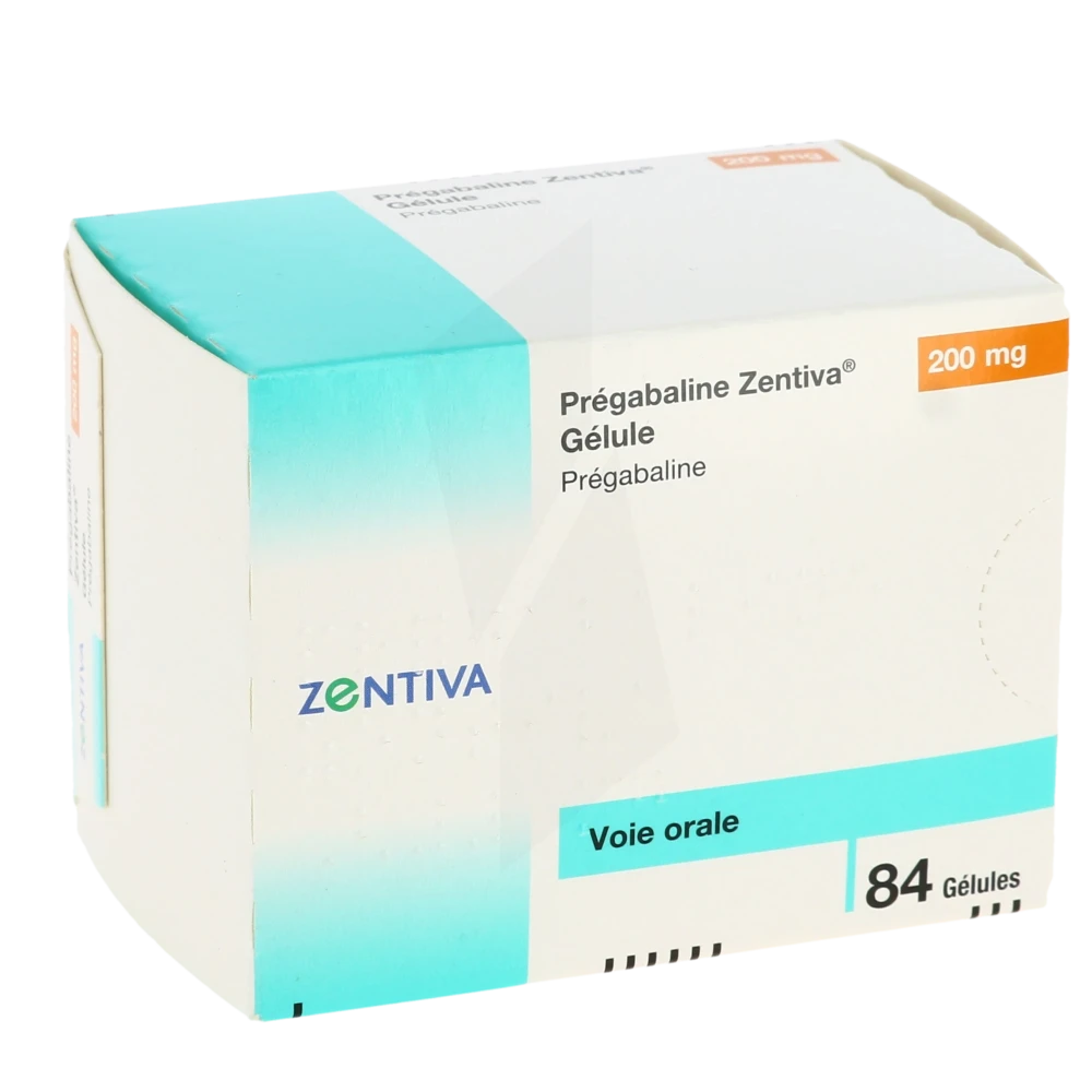 Pregabaline Zentiva 200 Mg, Gélule