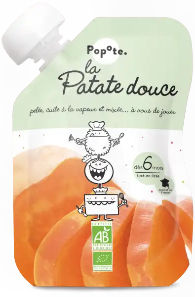 Popote Patate Douce Bio Gourde/120g