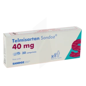 Telmisartan Sandoz 40 Mg, Comprimé