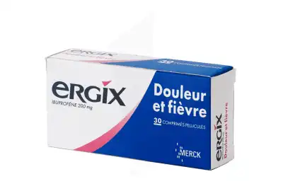 ERGIX 200 mg DOULEUR ET FIEVRE, comprimé pelliculé