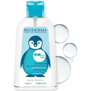 Bioderma Abcderm H2o Eau Micellaire Nettoyante Bébé & Enfant Peau Sèche 1l