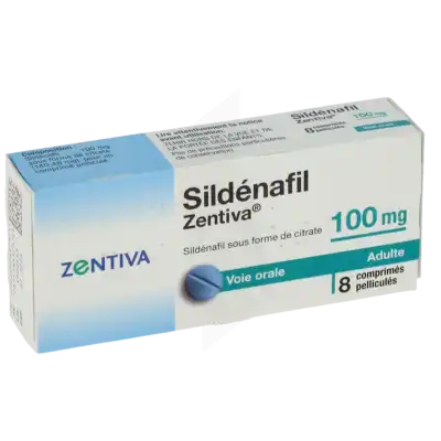 Sildenafil Zentiva 100 Mg, Comprimé Pelliculé à Bassens