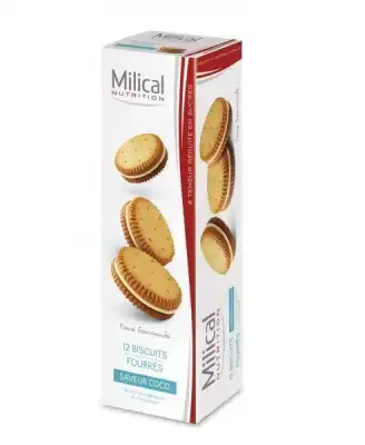 Milical Biscuit FourrÉ Coco Etui/12 à Mimizan