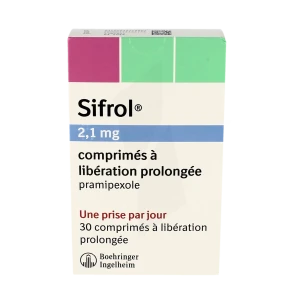 Sifrol 1,05 Mg, Comprimé à Libération Prolongée