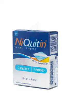 NIQUITIN 7 mg/24 heures, dispositif transdermique