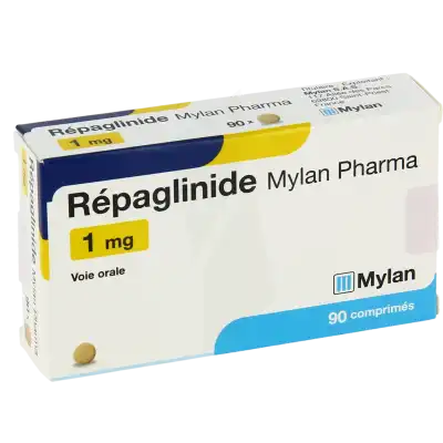 Repaglinide Viatris 1 Mg, Comprimé à Dreux