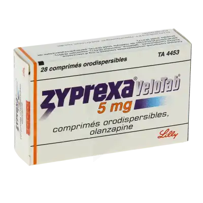 Zyprexa Velotab 5 Mg, Comprimé Orodispersible à Ris-Orangis