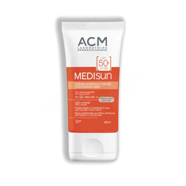 Acm Medisun Spf50+ Crème Minérale T/40ml