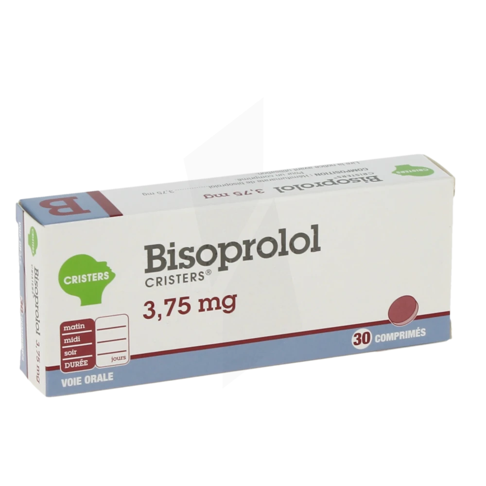 Bisoprolol Cristers 3,75 Mg, Comprimé