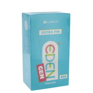 Eden Gen Préservatif Extra Fin Latex Lubrifié B/24