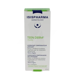 Teen Derm Hydra Fluide Hydratant Compensateur Apaisant T/40ml