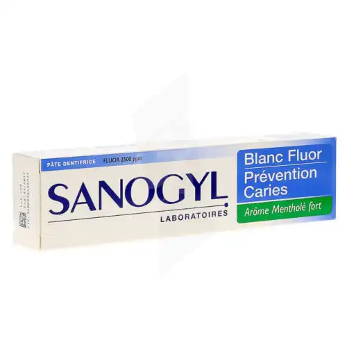 Sanogyl Blanc Fluor Pâte Dentifrice T/105 G