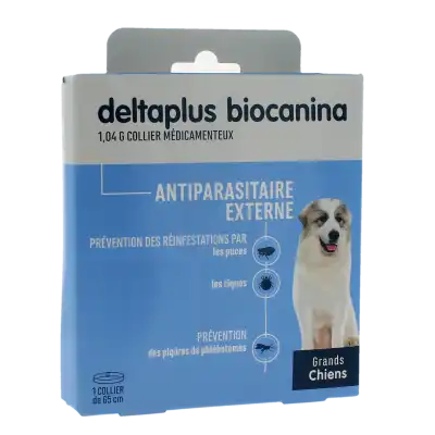 Biocanina Deltaplus 1,04 G Collier Médicamenteux Grands Chiens 65 Cm Boite De 1 à Annecy