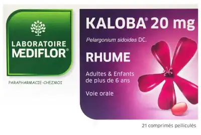 Kaloba 20 Mg, Comprimé Pelliculé à COLLONGES-SOUS-SALEVE