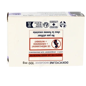 Doxycycline Biogaran 100 Mg, Comprimé Pelliculé Sécable