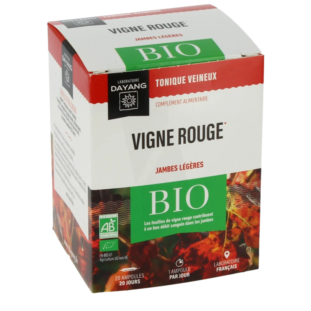 Dayang Vigne Rouge Bio 20 Ampoules