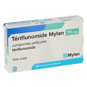 Teriflunomide Mylan 14 Mg, Comprimé Pelliculé