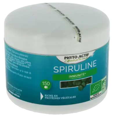 Phyto-actif Spiruline Ecofert Cpr Pilulier/150 à REIMS