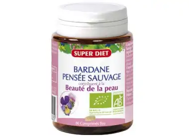 Superdiet Bardane Pensée Sauvage Bio 350mg Comprimés B/80 à Nice