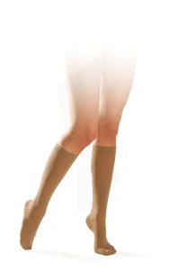 Dynaven Semi-opaque Chaussettes  Femme Classe 2 Beige Xsmall Normal