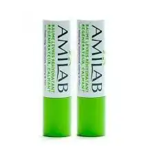 Amilab Baume Labial Réhydratant Et Calmant Lot De 2