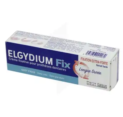 Elgydium Fix Cr AdhÉsive Fixation Extra Forte T/45g à BOURG-SAINT-MAURICE