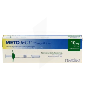 Metoject 10 Mg/0,2 Ml, Solution Injectable En Seringue Préremplie