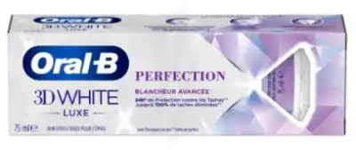 Oral B 3d White Luxe Perfection Dentifrice T/75ml à SAINT-CYR-SUR-MER