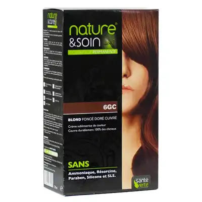 Nature & Soin Kit Coloration 6gc Blond Foncé Doré Cuivré à ST-ETIENNE-DE-TULMONT