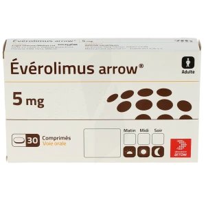 Everolimus Arrow 5 Mg, Comprimé