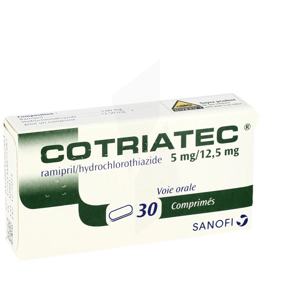 Cotriatec 5 Mg/12,5 Mg, Comprimé