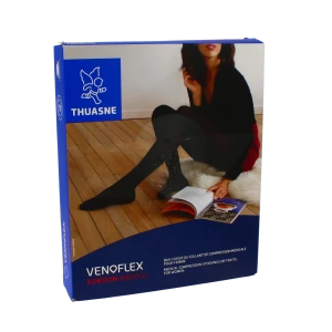 Venoflex Kokoon Absolu 2 Bas Cuisse- Femme Noir Taille 0l