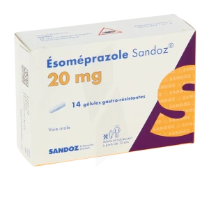 Esomeprazole Sandoz 20 Mg, Gélule Gastro-résistante