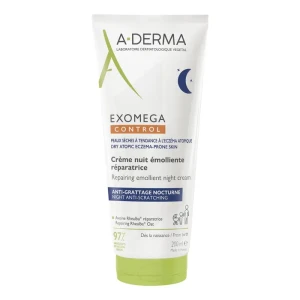 Aderma Exomega Control Nuit Crème émolliente Réparatrice T/200ml