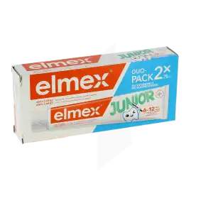 Elmex Junior Dentifrice 7-12 Ans Menthe 2t/75ml à Bordeaux