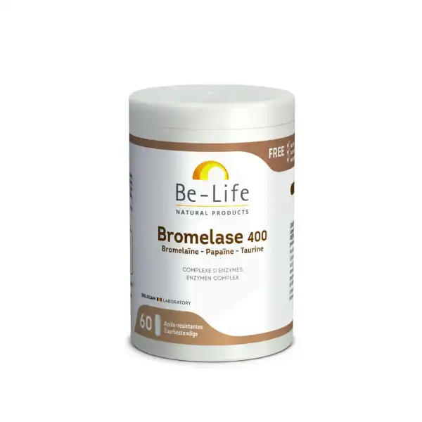 Be-life Bromelase 400 Gélules B/60