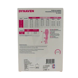 Sigvaris Dynaven Semi-opaque Bas Auto-fixants Classe 2 Femme Noir Long L