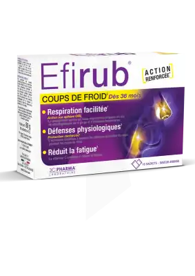 Efirub Poudre Pour Solution Buvable Coups De Froid 16 Sachets à Paris