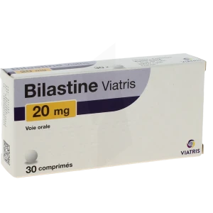 Bilastine Viatris 20 Mg, Comprimé