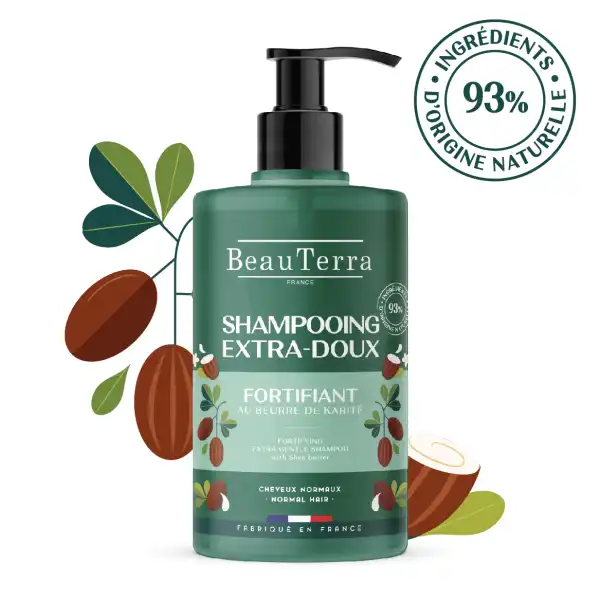 Beauterra - Shampooing Extra Doux - Fortifiant - 750ml