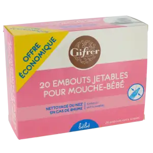 Gifrer Embout Mouche-bébé Par Aspiration B/20 à Aubervilliers