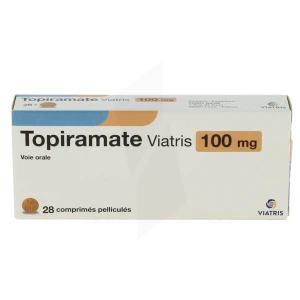 Topiramate Viatris 100 Mg, Comprimé Pelliculé
