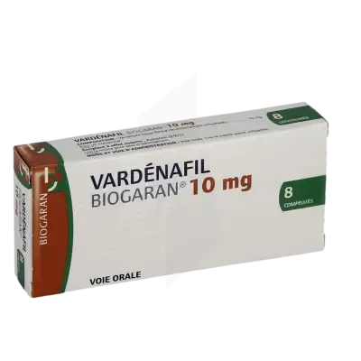 VARDENAFIL BIOGARAN 10 mg, comprimé