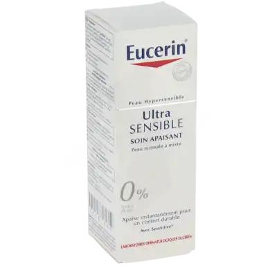 Eucerin Peau Hypersensible Ultrasensible Soin Apaisant, Fl 50 Ml à Avon