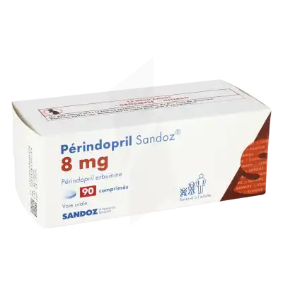 Perindopril Sandoz 8 Mg, Comprimé à Bordeaux