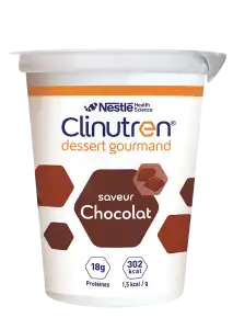 Clinutren Dessert Gourmand Nutriment Chocolat 4 Cups/125 G à Bletterans