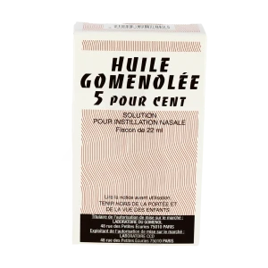 Huile Gomenolee 5 Pour Cent, Solution Pour Instillation Nasale