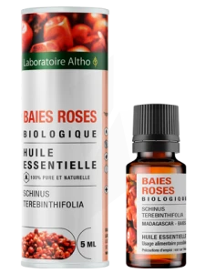 Laboratoire Altho Huile Essentielle Baies Roses Bio 5ml