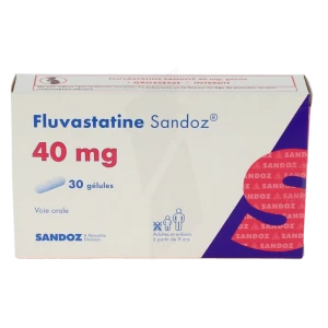 Fluvastatine Sandoz 40 Mg, Gélule